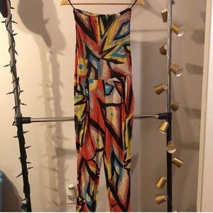 COCOA BLUE COLOURFUL JUMPSUIT WITH POCKETS